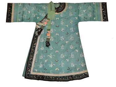 Chinese Imperial-Gauze 'Orchid' Robe
