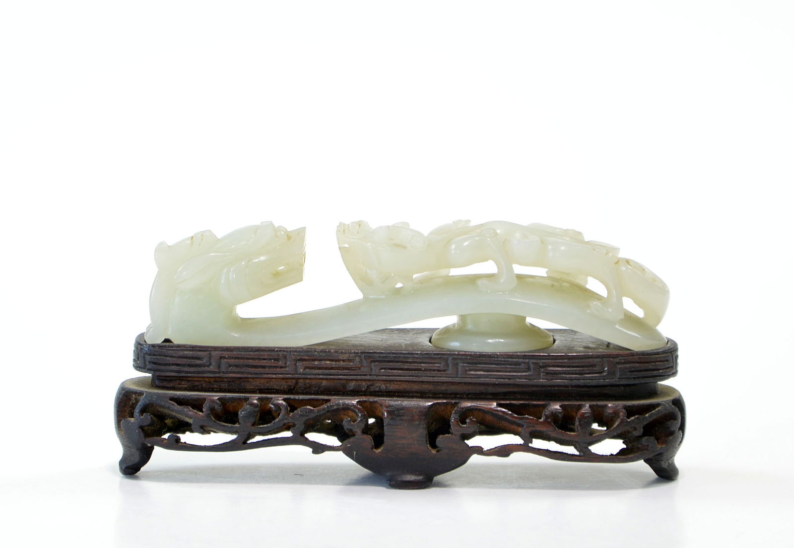 Chinese Jade 'Dragon' Belt Buckle (1 of 20)