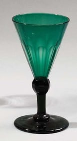 Green Glass Cup