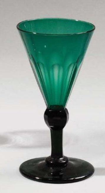 Green Glass Cup