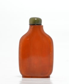 Imperial Chinese Amber Snuff Bottle