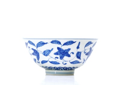 Very Fine Chinese Blue and White 'Palace' Bowl