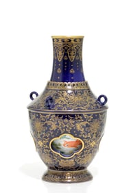 Rare Chinese Famille Rose Revolving Vase