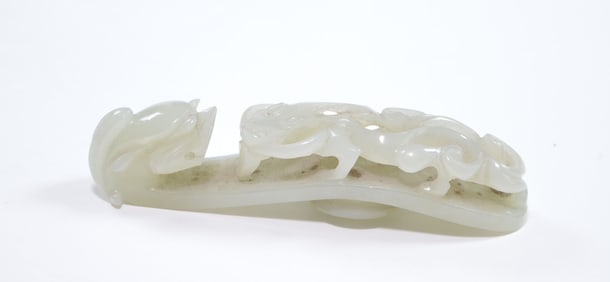 Chinese Jade Dragon Belt Buckle