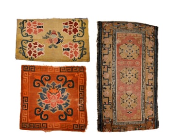 Group of Chinese-Tibetan Prayer Rugs