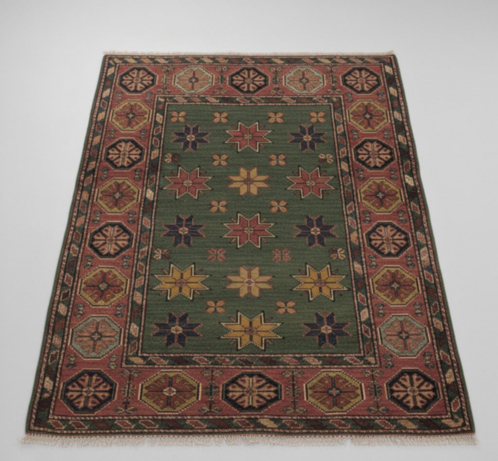 Wool Rug: 20th centuryL: 189 cm