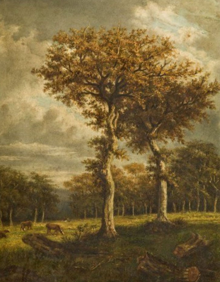 Framed Paint: Landscape OCH: 29 cm