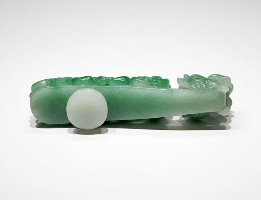 Jadeite Belt Buckle - 2