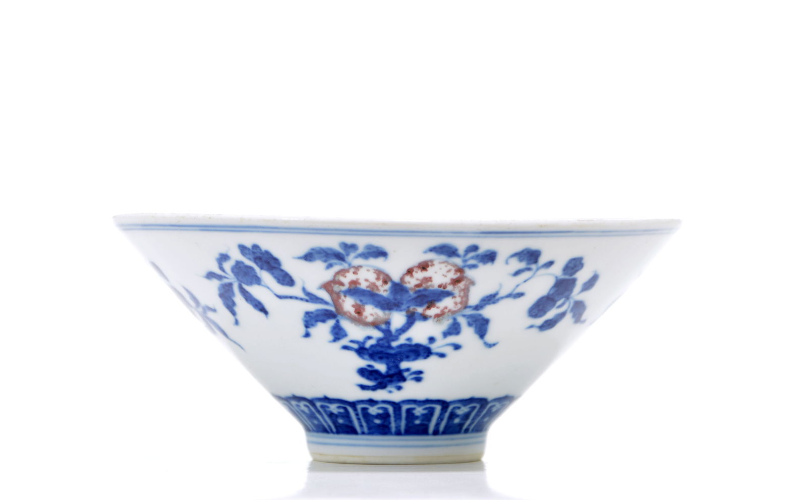 Fine Chinese Blue and White 'Three-Abundances' Bowl (1 of 14)