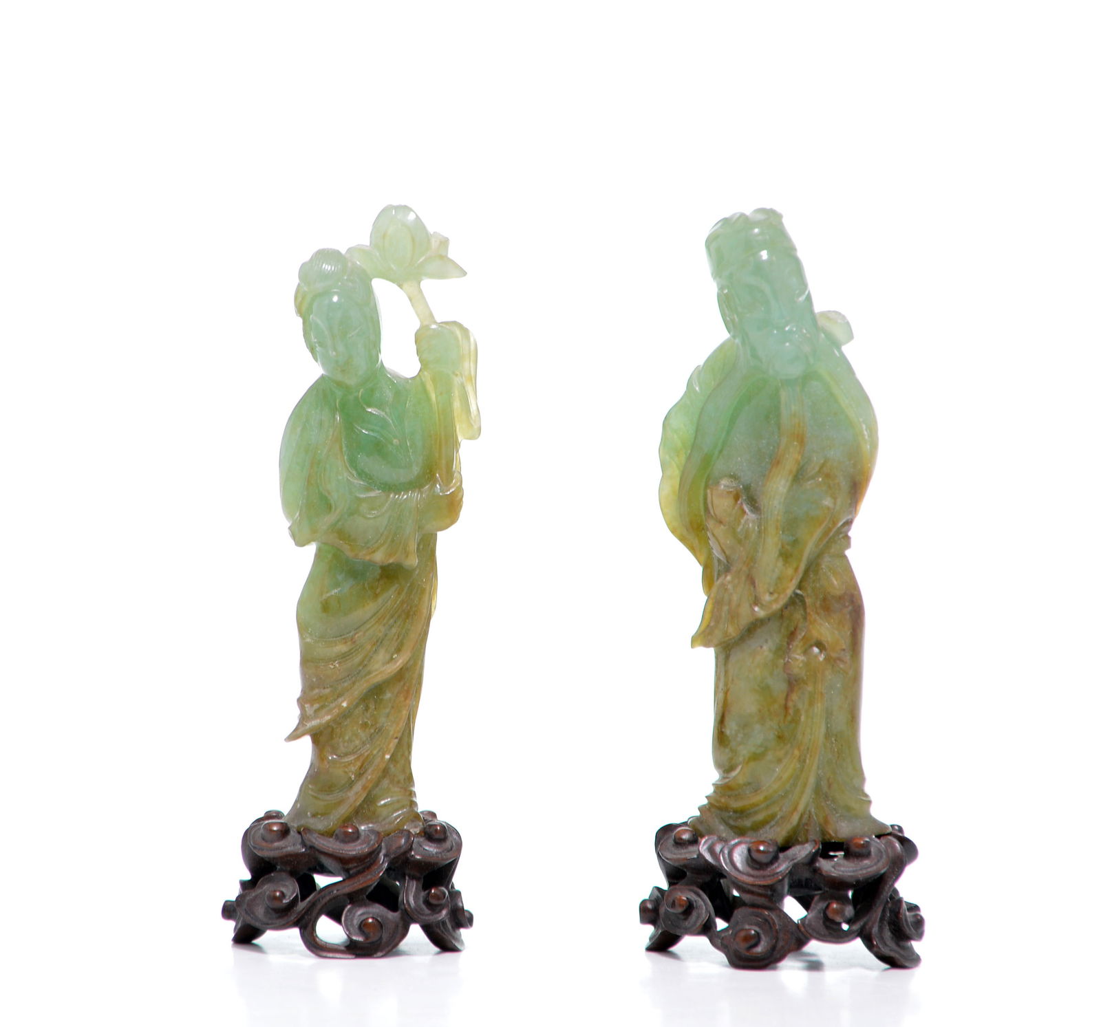 Chinese Jadeite Taoism Statuette (1 of 10)