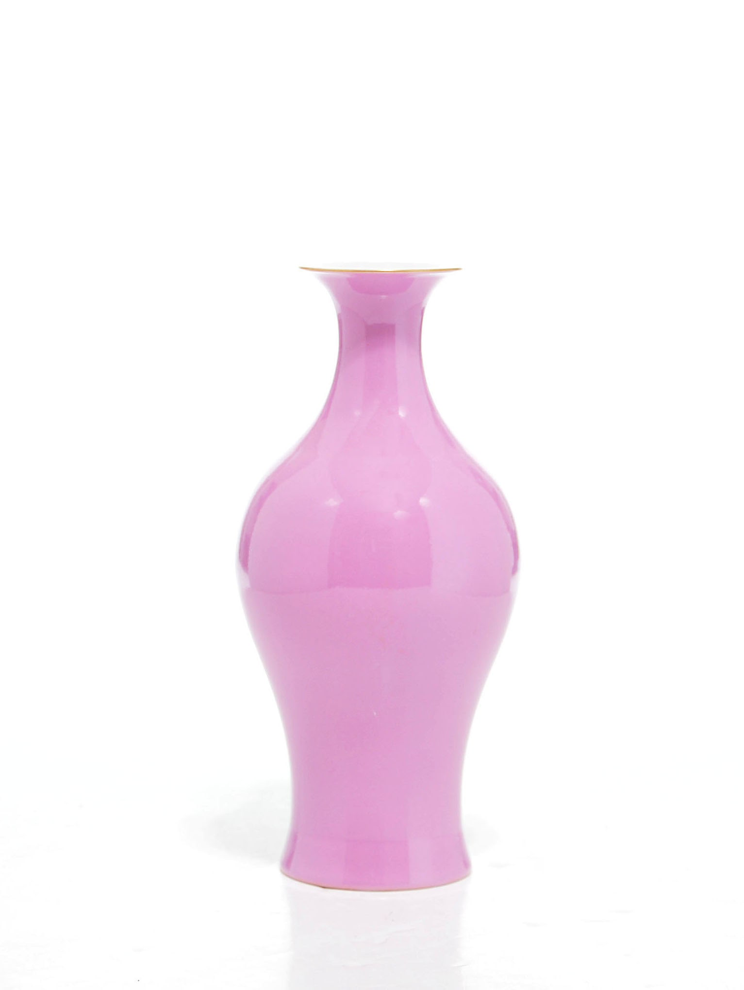 Chines Pink Enamel Vase (1 of 11)