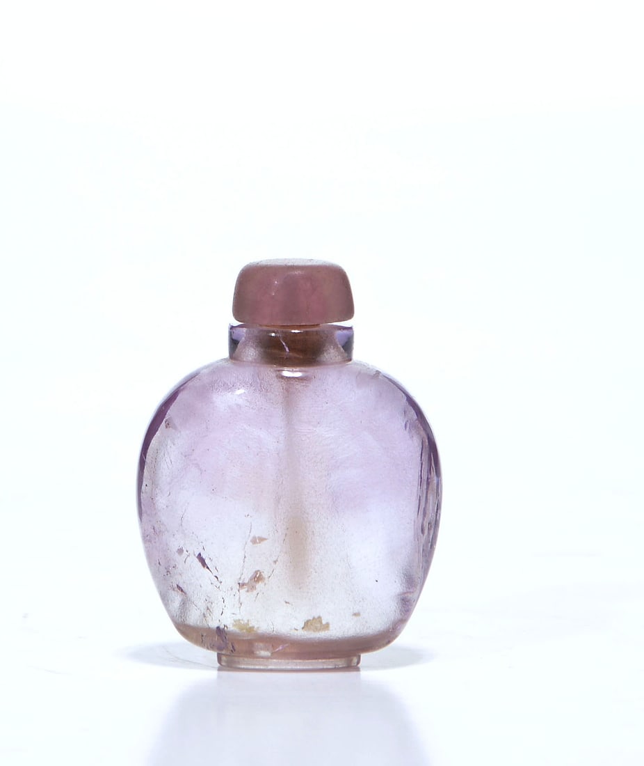 Very Rare Chinese Amethyst Snuff Bottle (1 of 15)