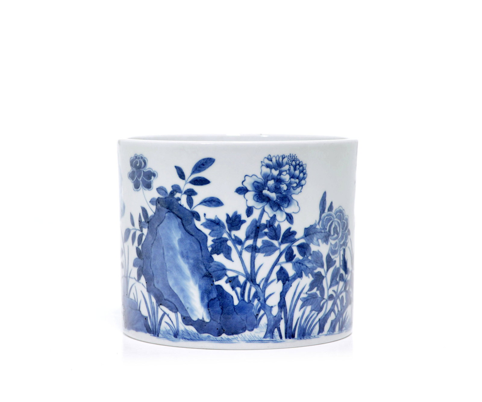 Chinese Blue And White Brush Pot (1 of 12)