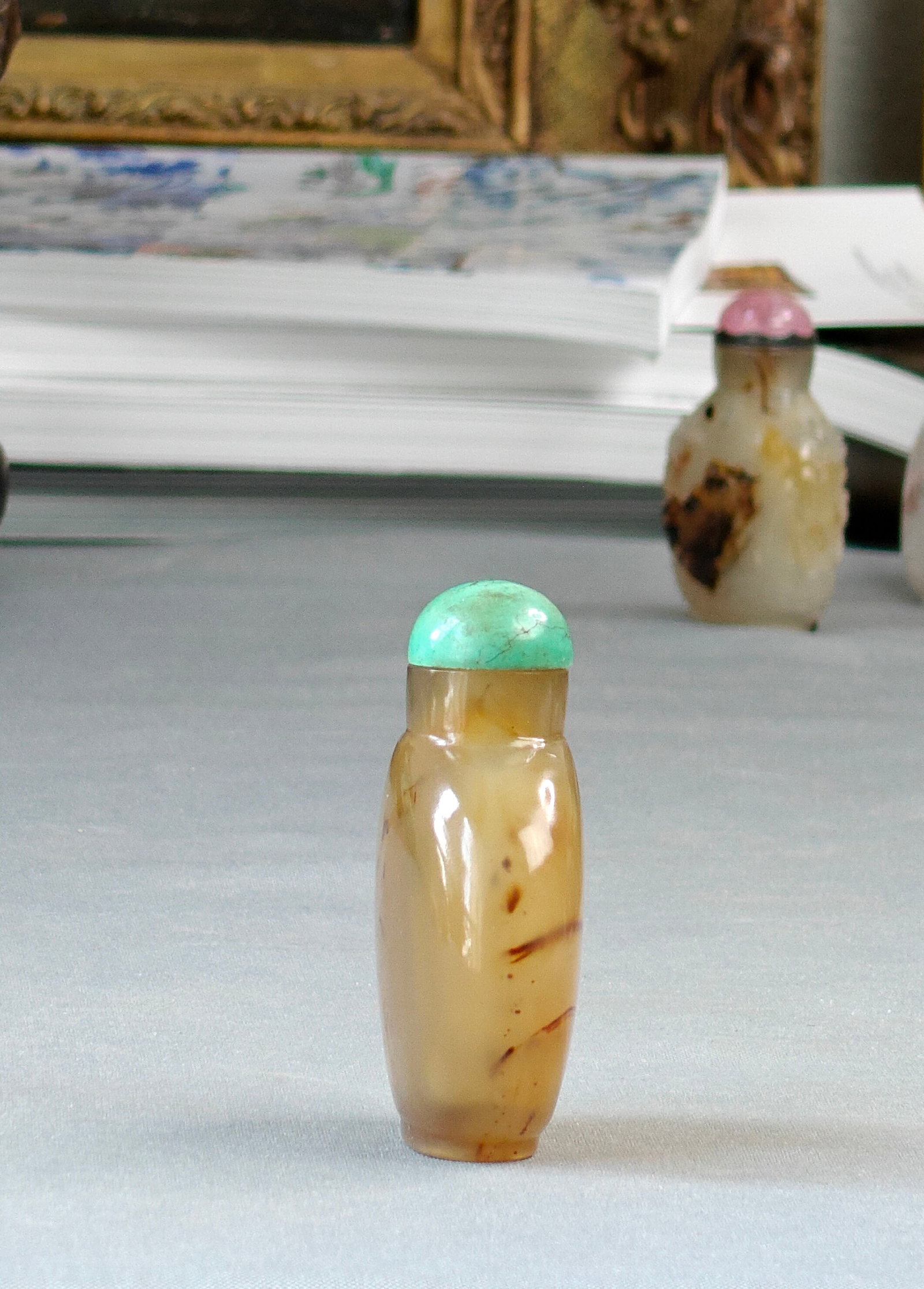Chinese Agate Snuff Bottle - 10