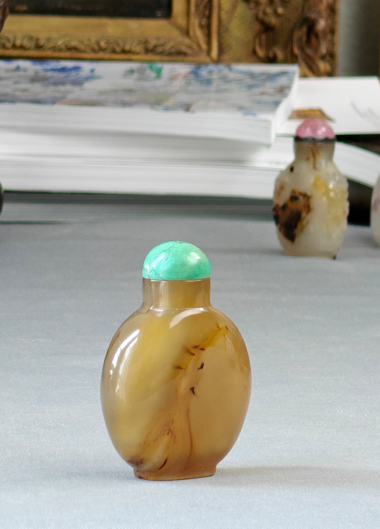 Chinese Agate Snuff Bottle - 15