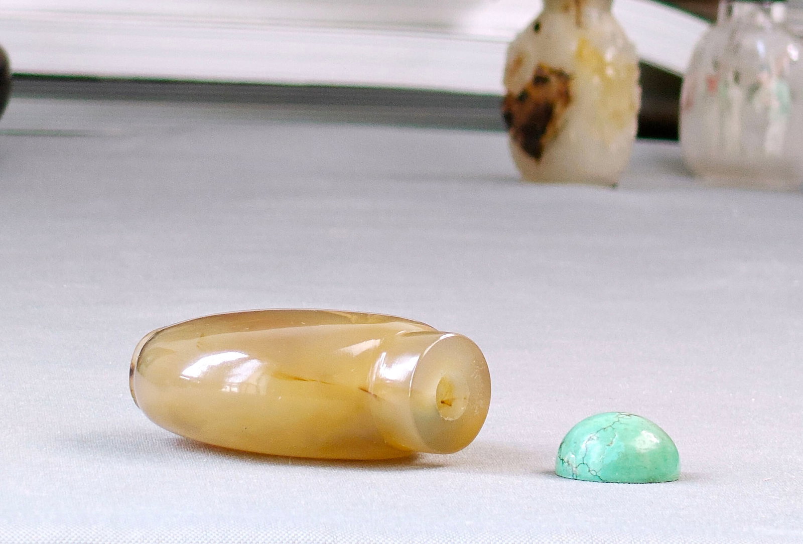 Chinese Agate Snuff Bottle - 16