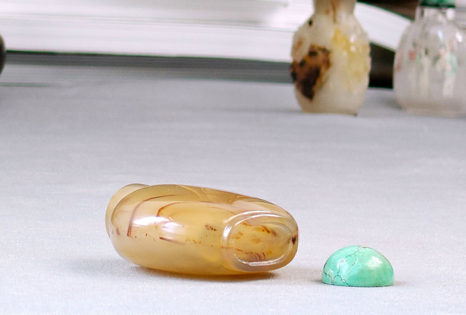 Chinese Agate Snuff Bottle - 18
