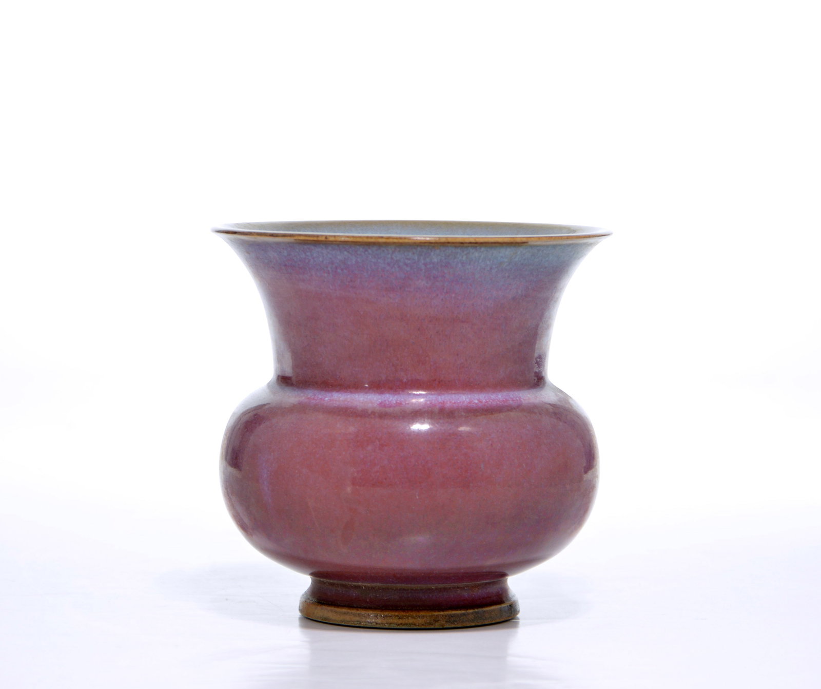 Rare Chinese Flambe Glazed Zun Vase (1 of 19)