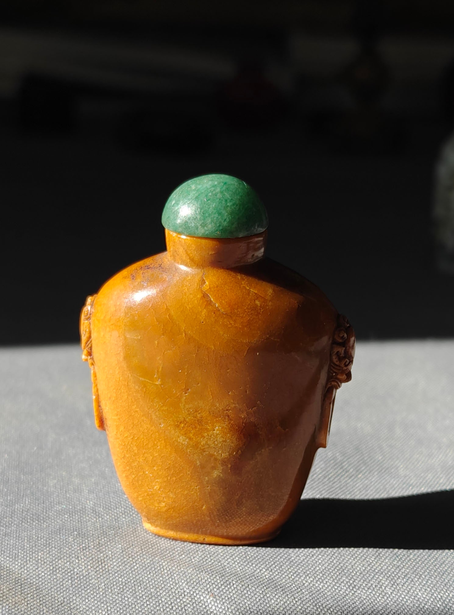 Chinese Root Amber Snuff Bottle - 10