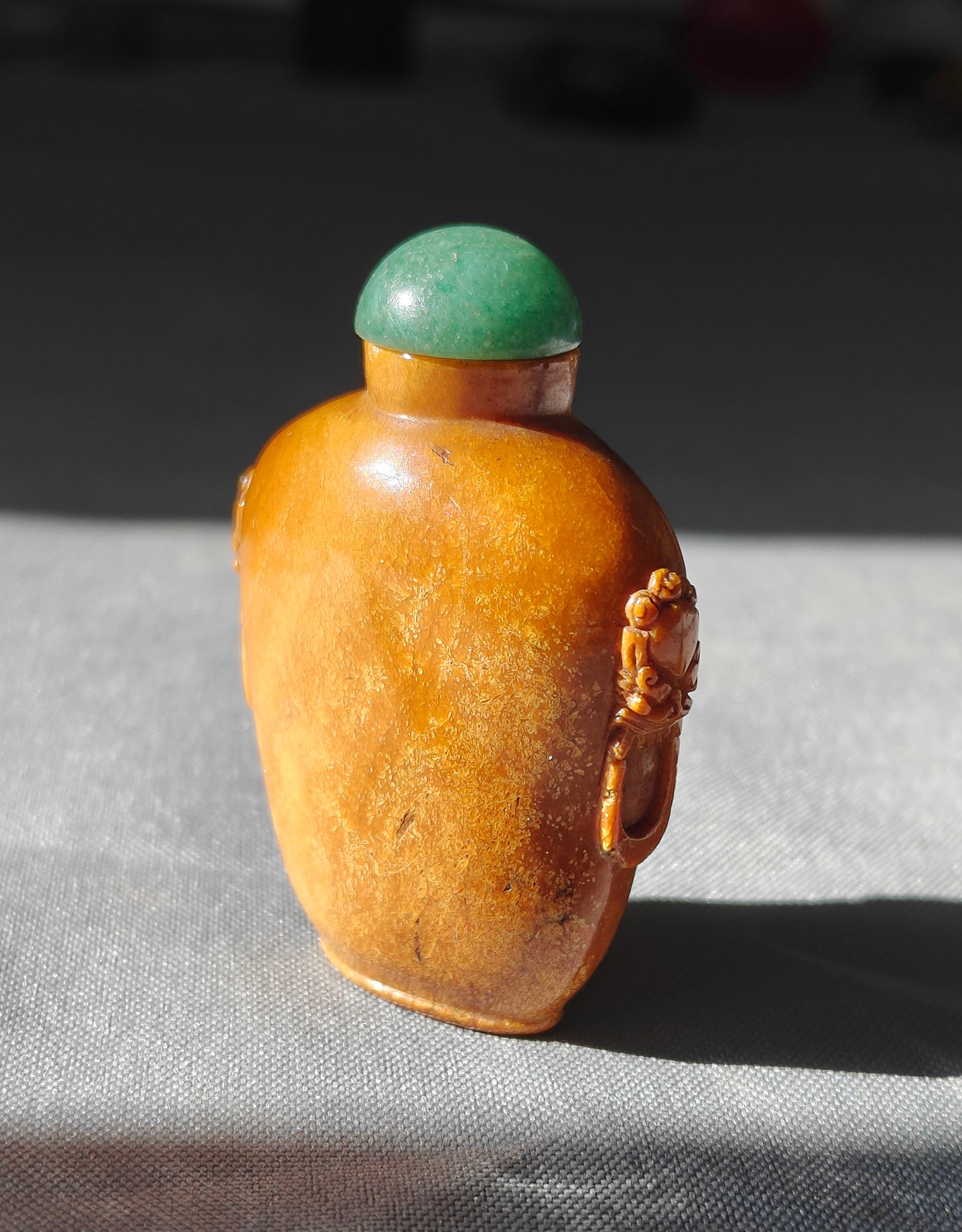 Chinese Root Amber Snuff Bottle - 12
