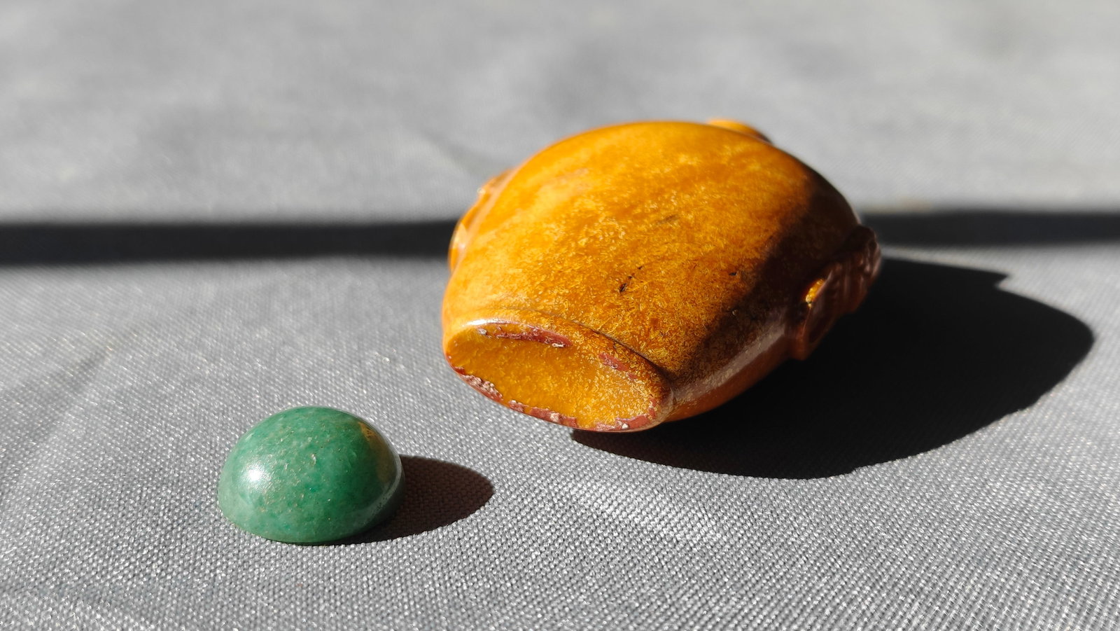 Chinese Root Amber Snuff Bottle - 14
