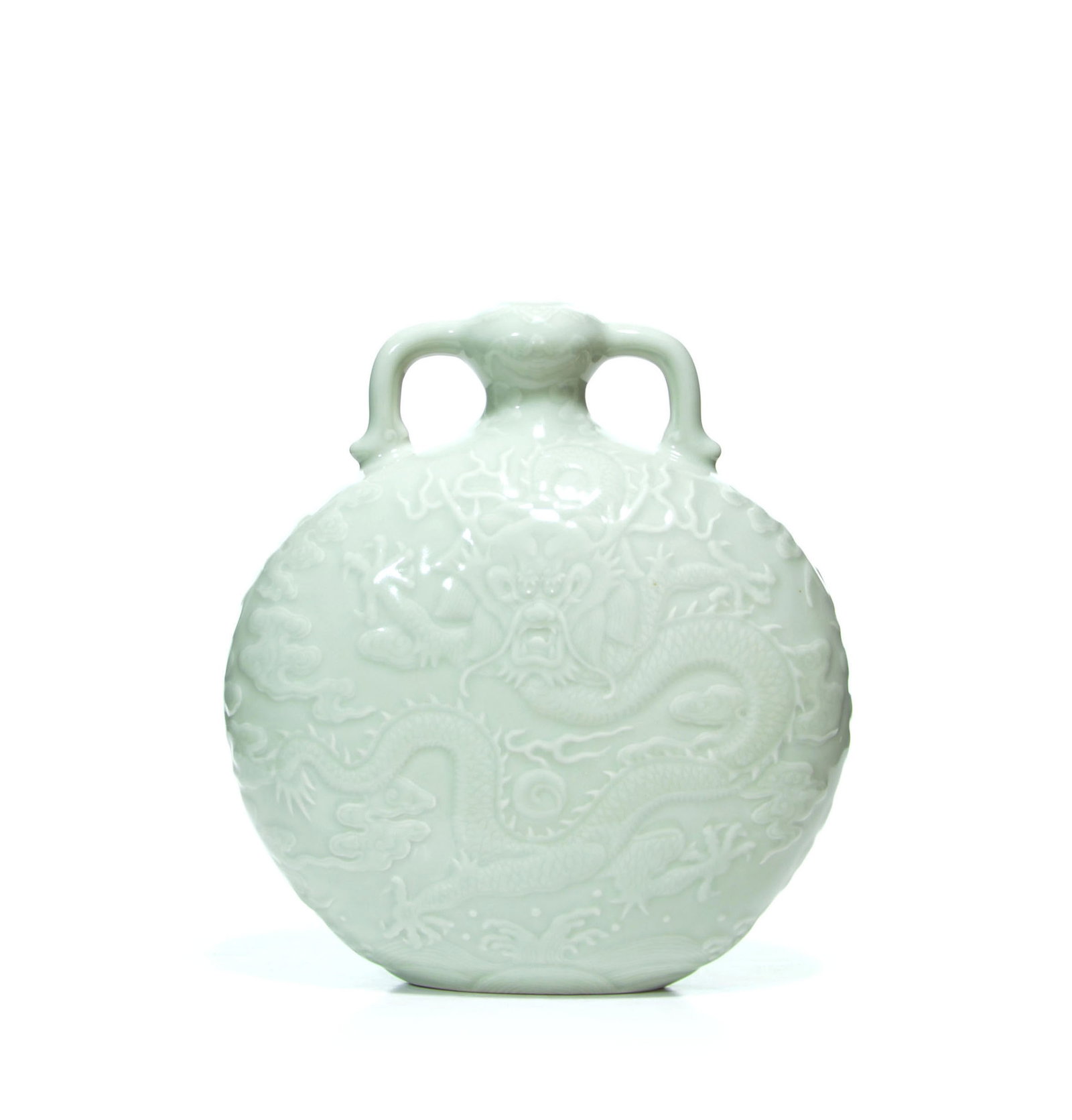 Very Fine Chinese Celadon Dragon Moonflask (1 of 17)