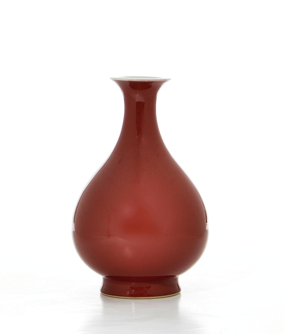 Fine Chinese Copper-Red Vase - 3