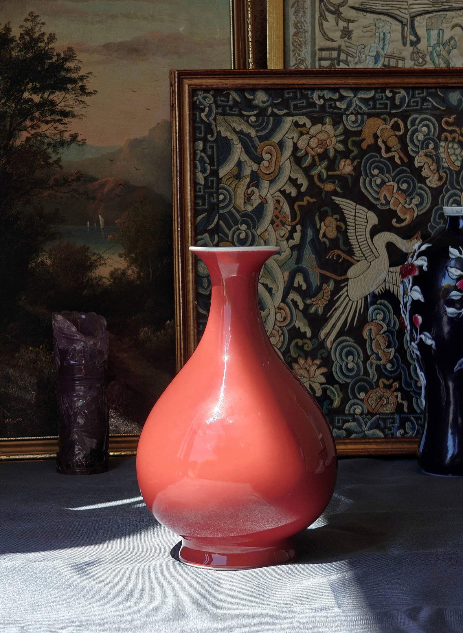 Fine Chinese Copper-Red Vase - 5
