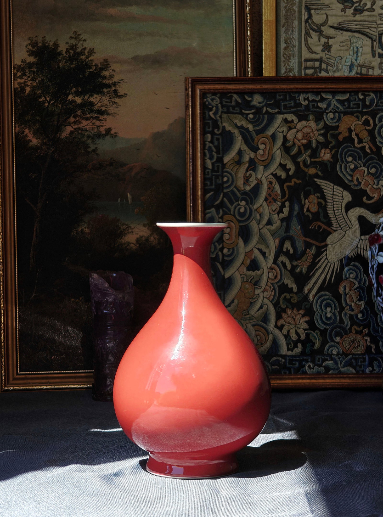 Fine Chinese Copper-Red Vase - 6