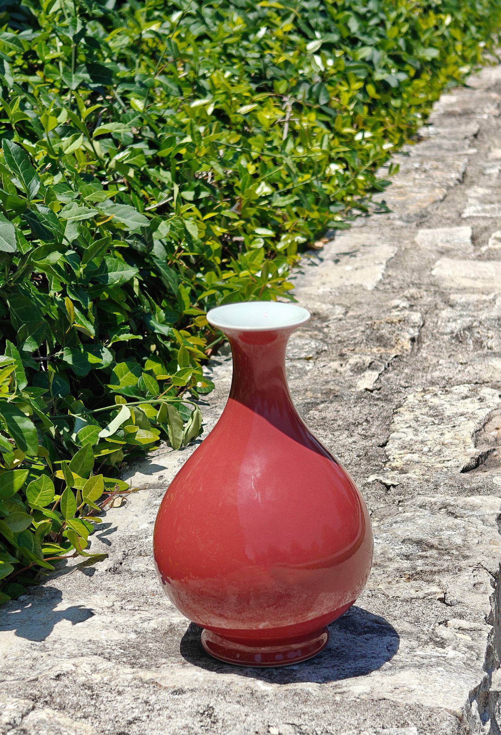 Fine Chinese Copper-Red Vase - 8