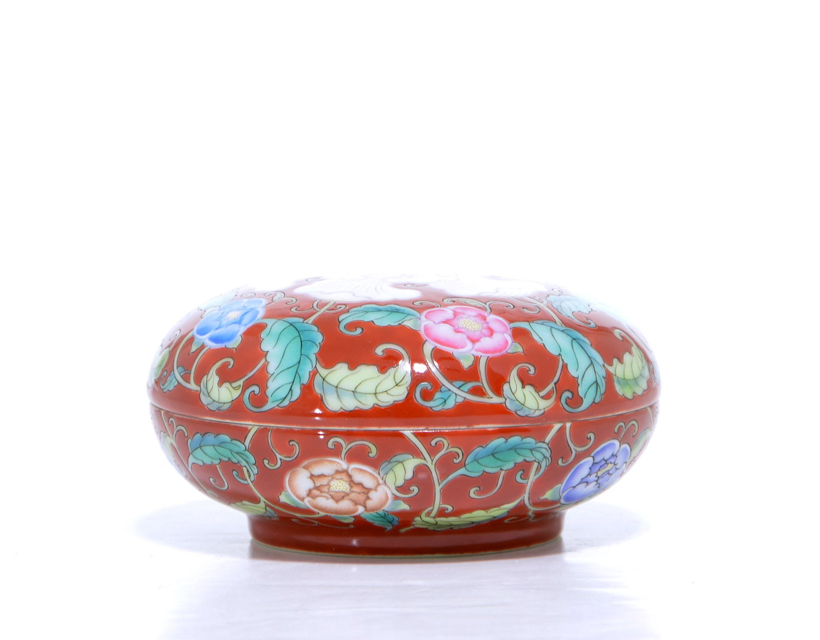 Chinese Falangcai-Style Floral Box (1 of 17)
