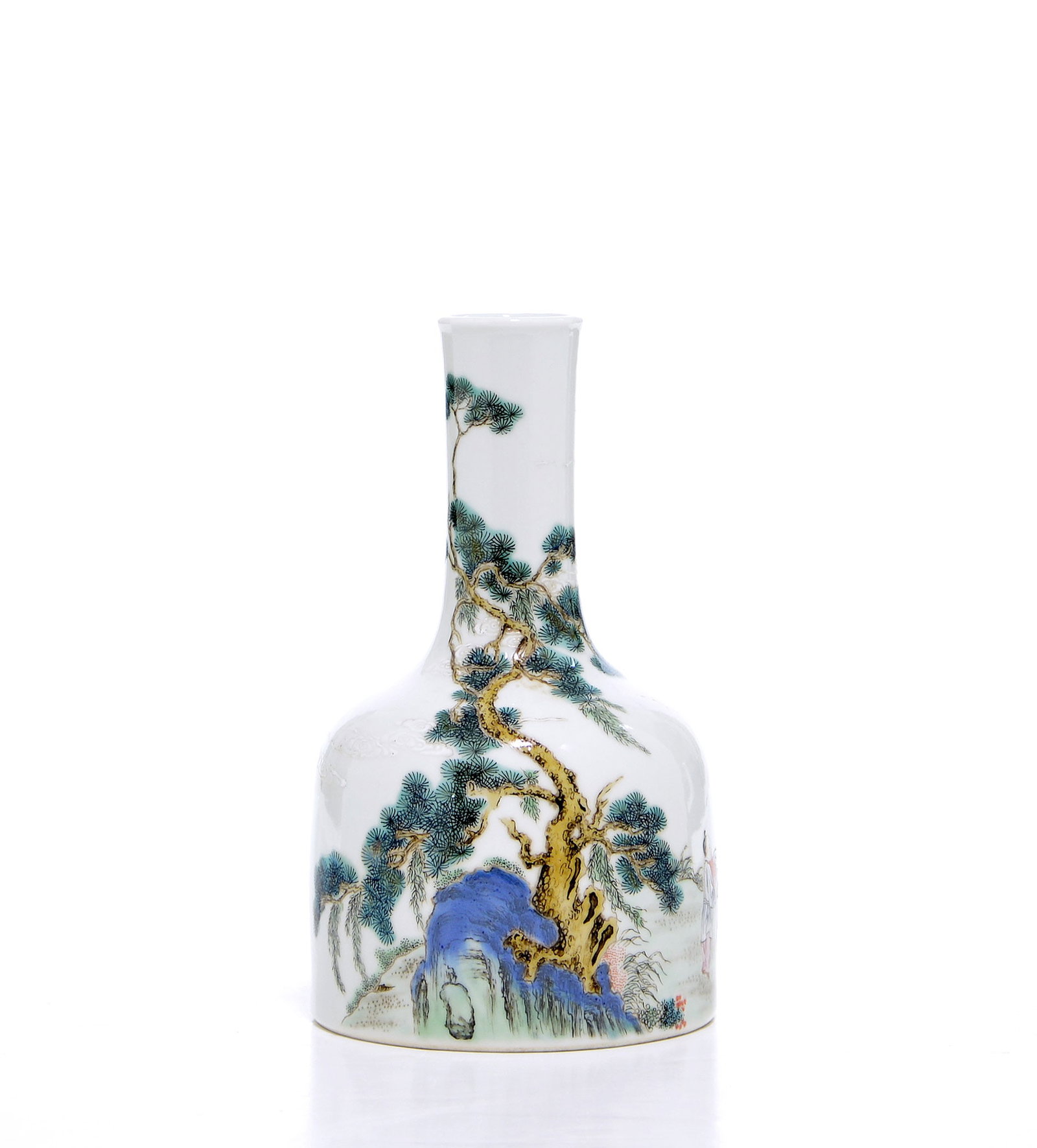 Fine Chinese Famille Rose Mallet Vase (1 of 17)