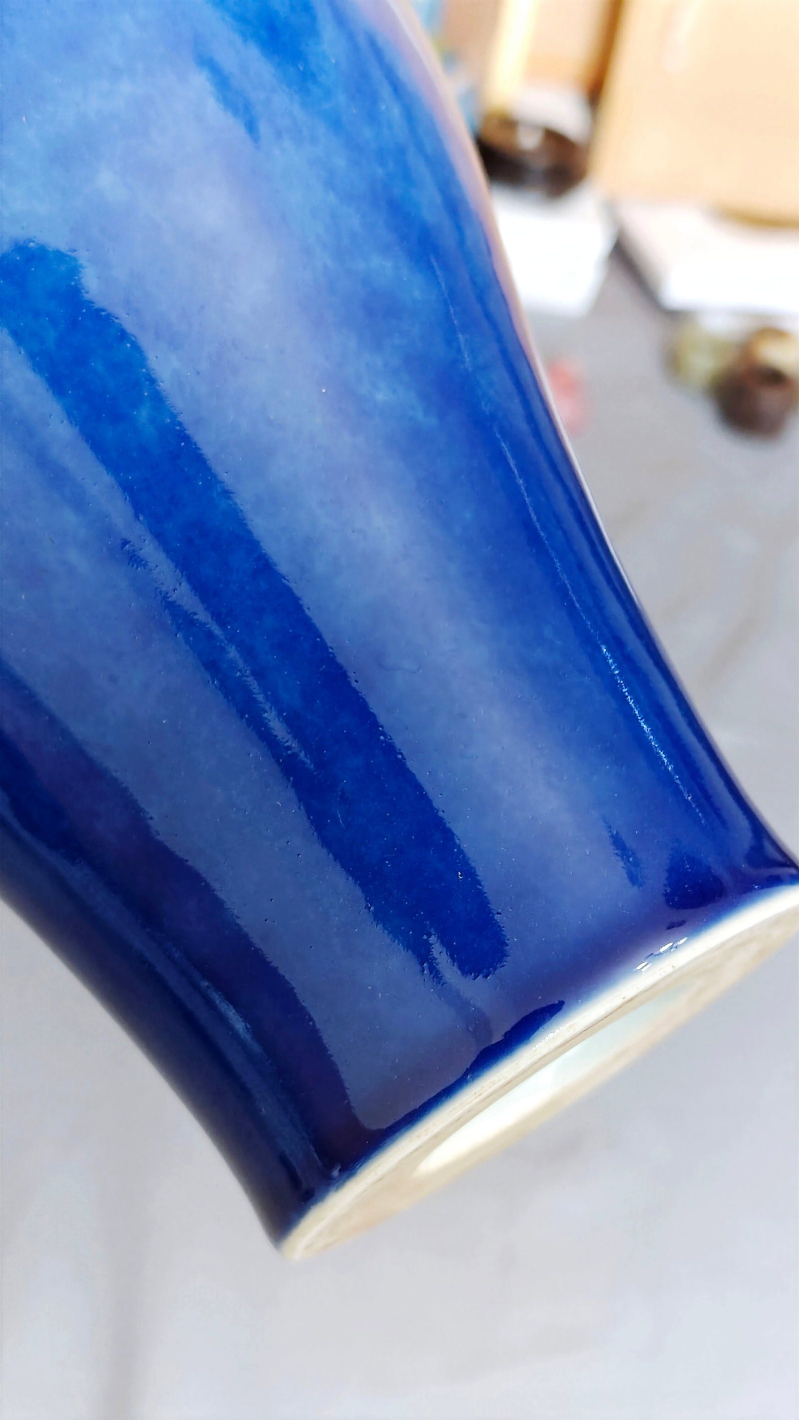 Chinese Monochrome-Blue Vase - 11