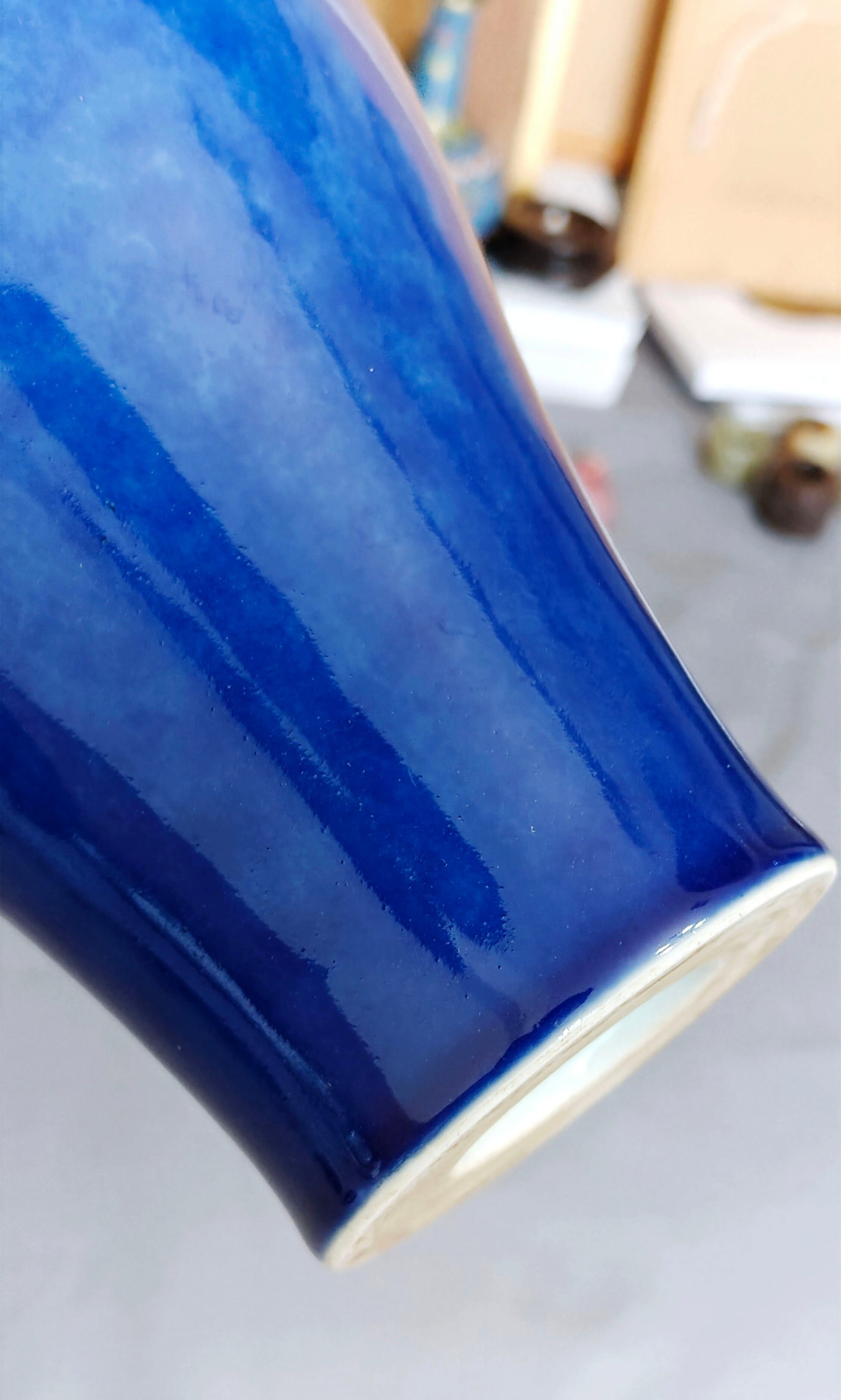 Chinese Monochrome-Blue Vase - 12