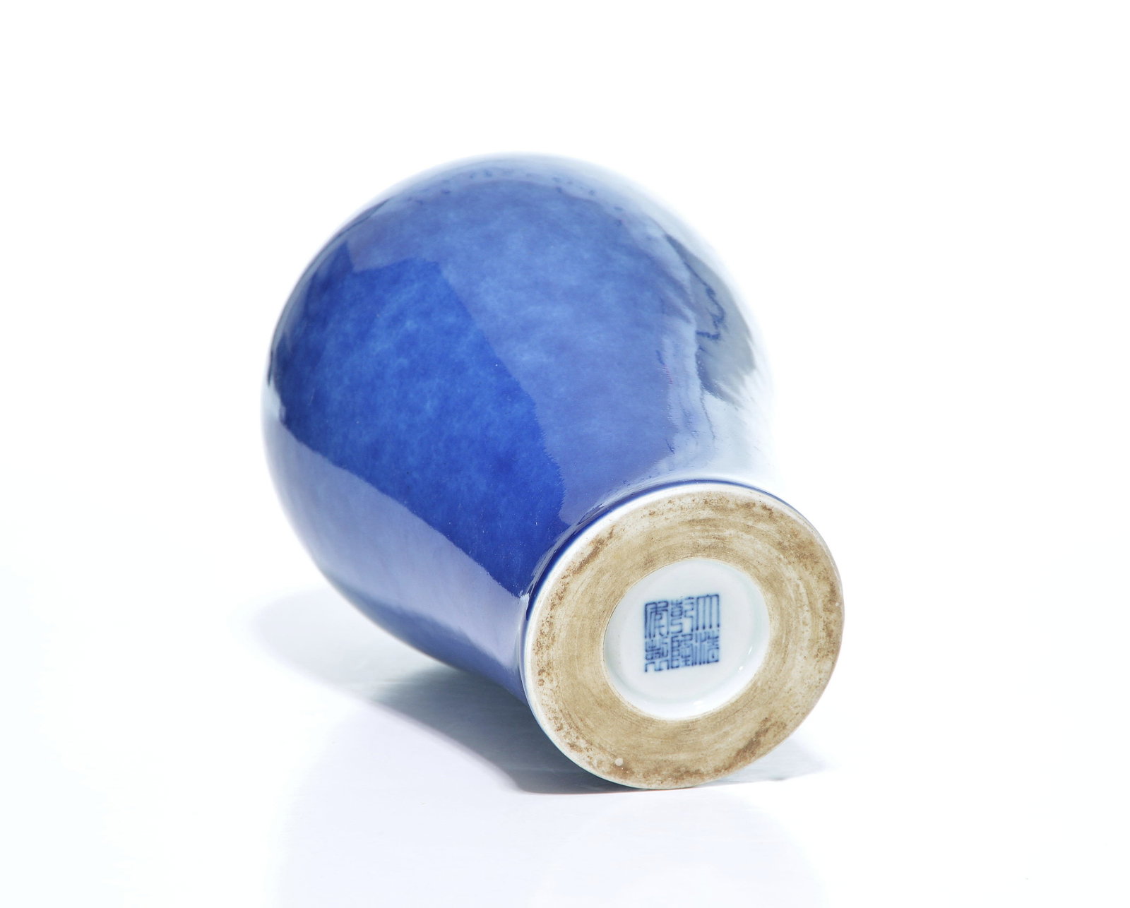 Chinese Monochrome-Blue Vase - 3
