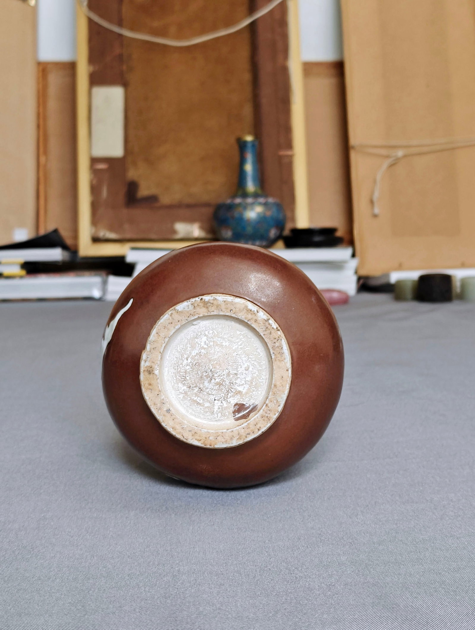 Chinese Brown-Glazed Dragon Vase - 12