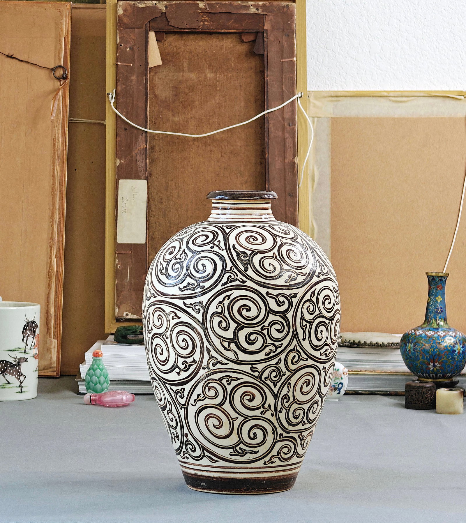 Chinese Cizhou Vase - 9