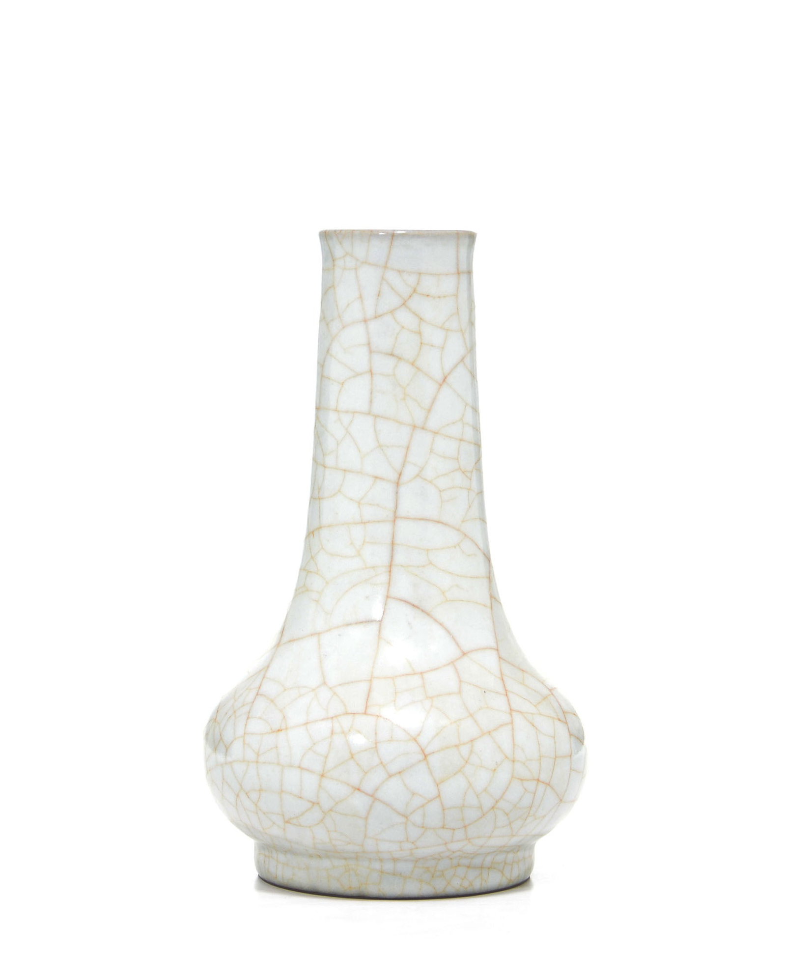 Chinese Guan-Type Crackle-Glazed Bottle Vase (1 of 18)