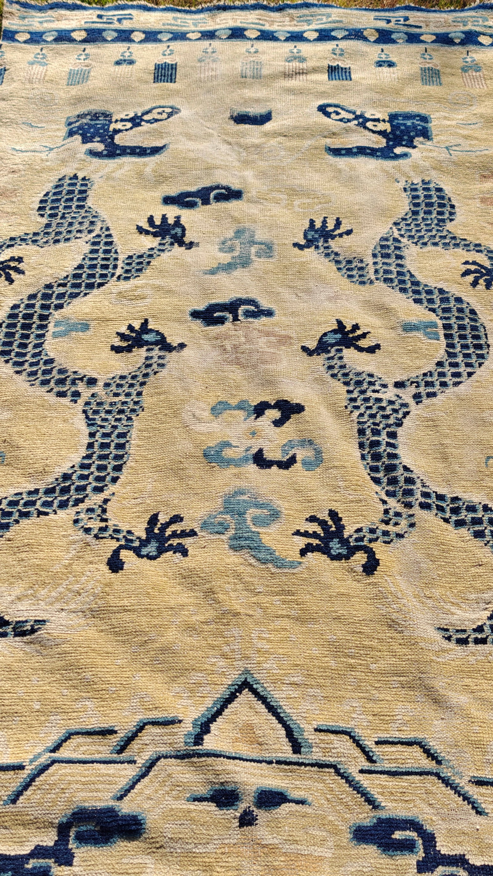 Chinese Imperial 'Dragon' Wool Carpet - 17