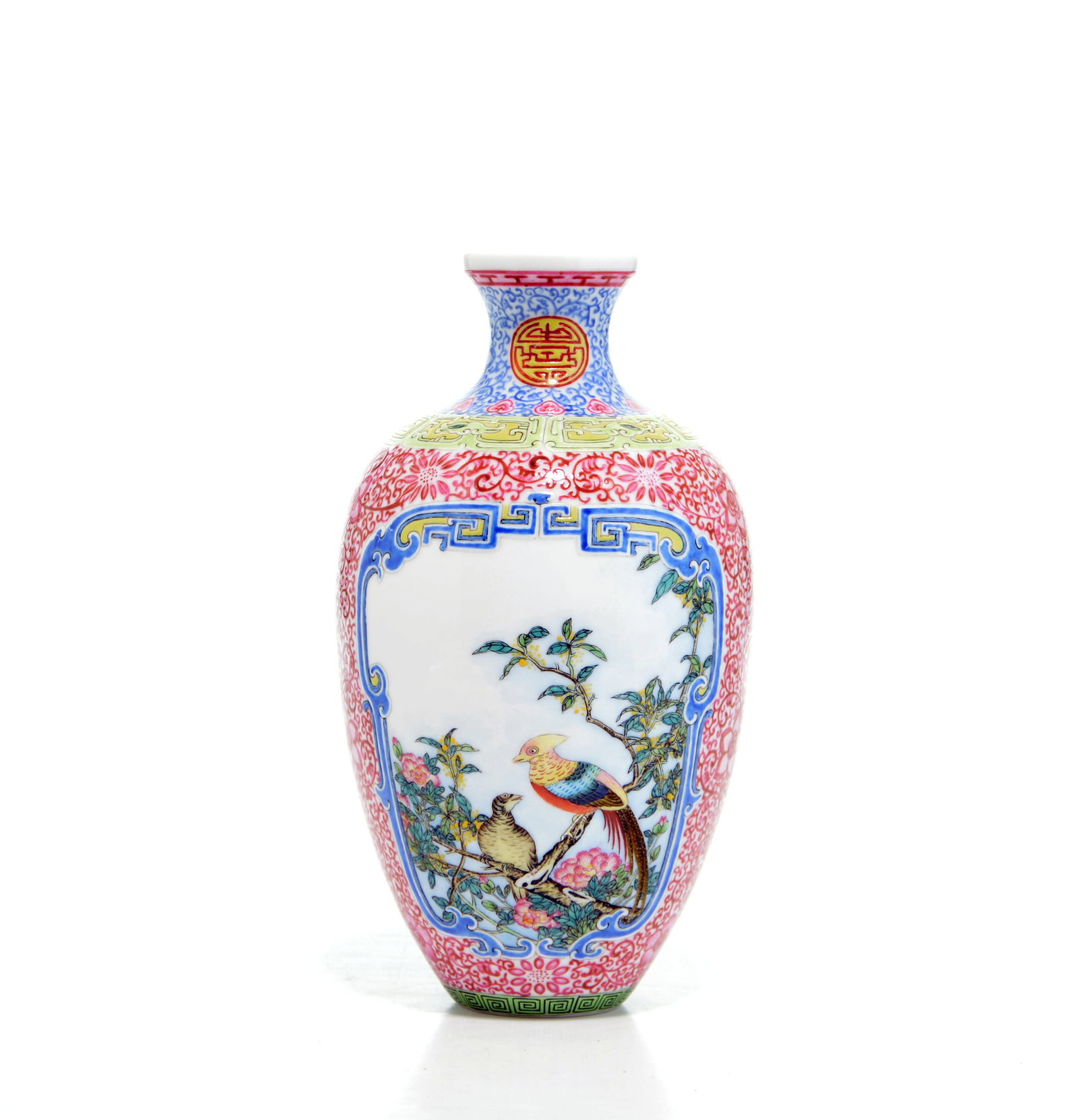 Chinese Falangcai-Style Porcelain Vase (1 of 14)