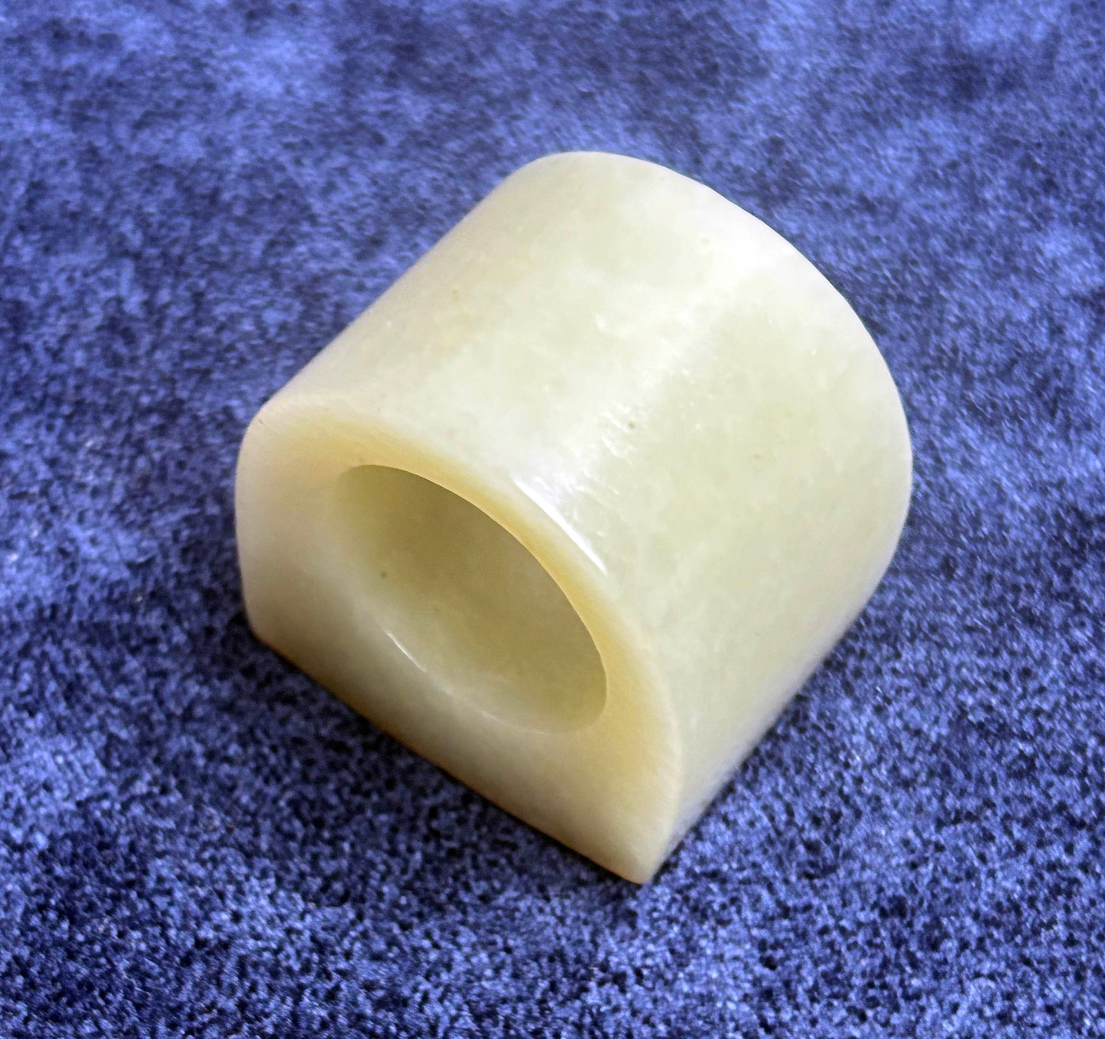 Chinese Carved Jade Archer's Ring - 10
