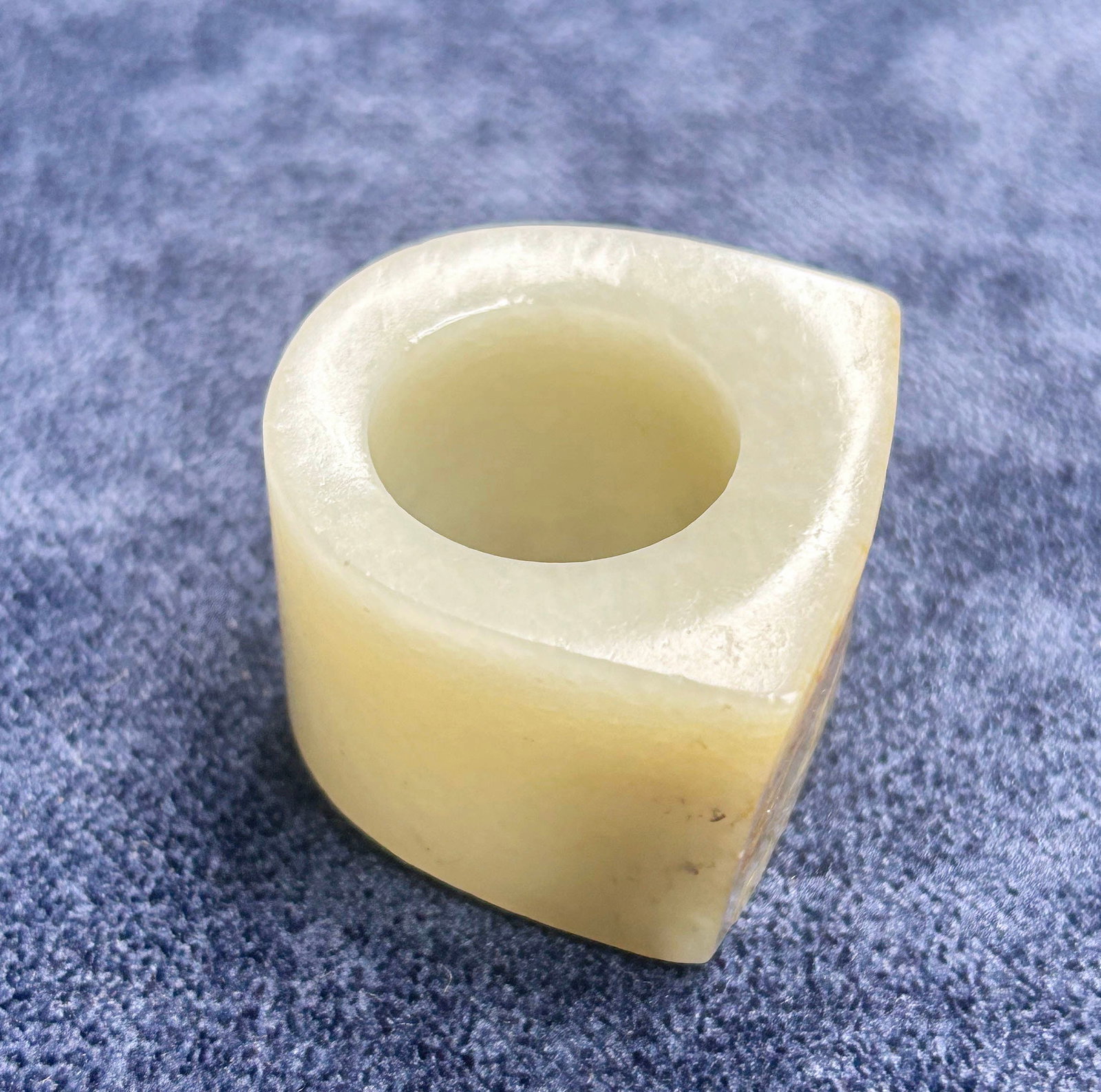 Chinese Carved Jade Archer's Ring - 11