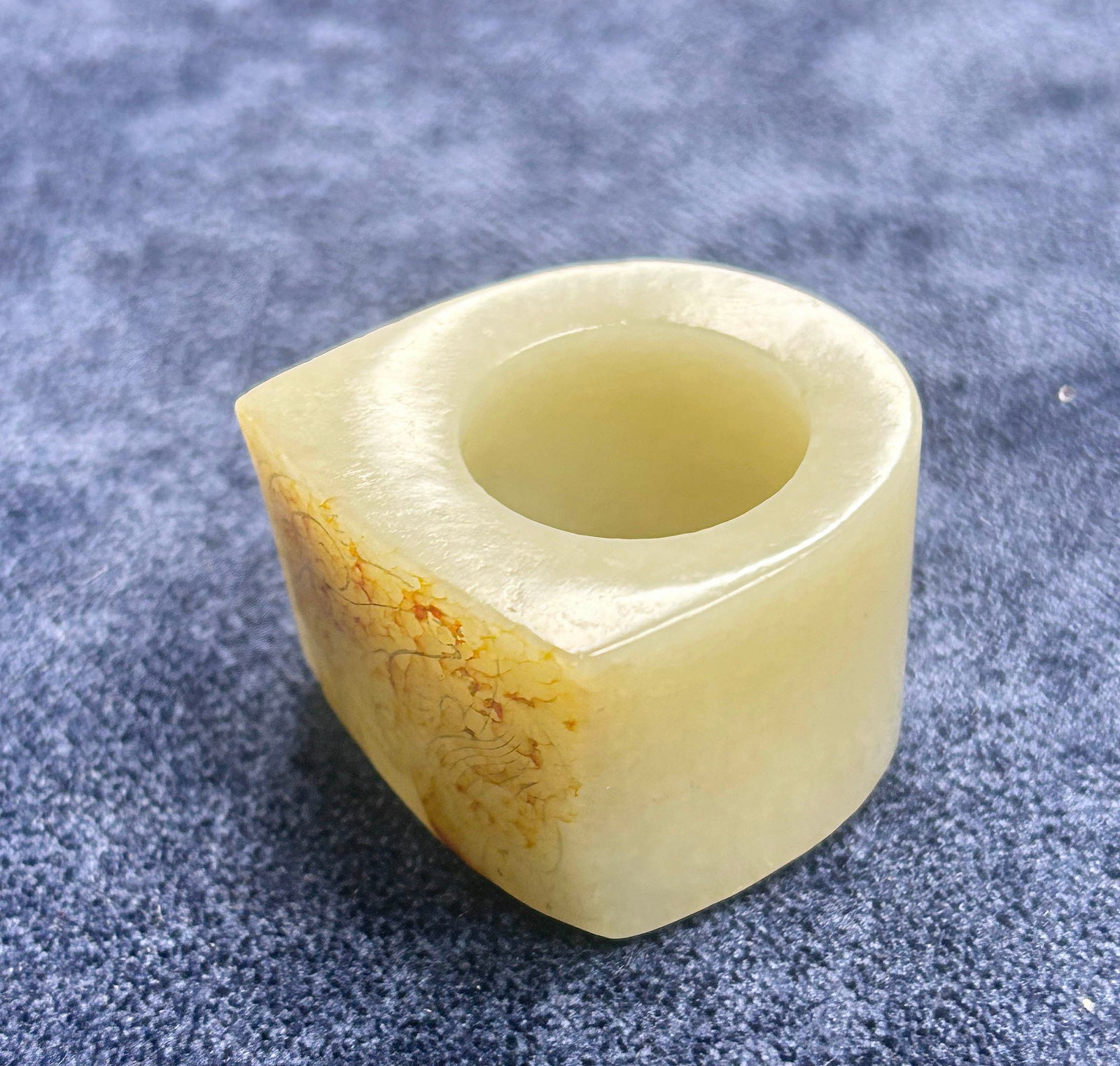 Chinese Carved Jade Archer's Ring - 2