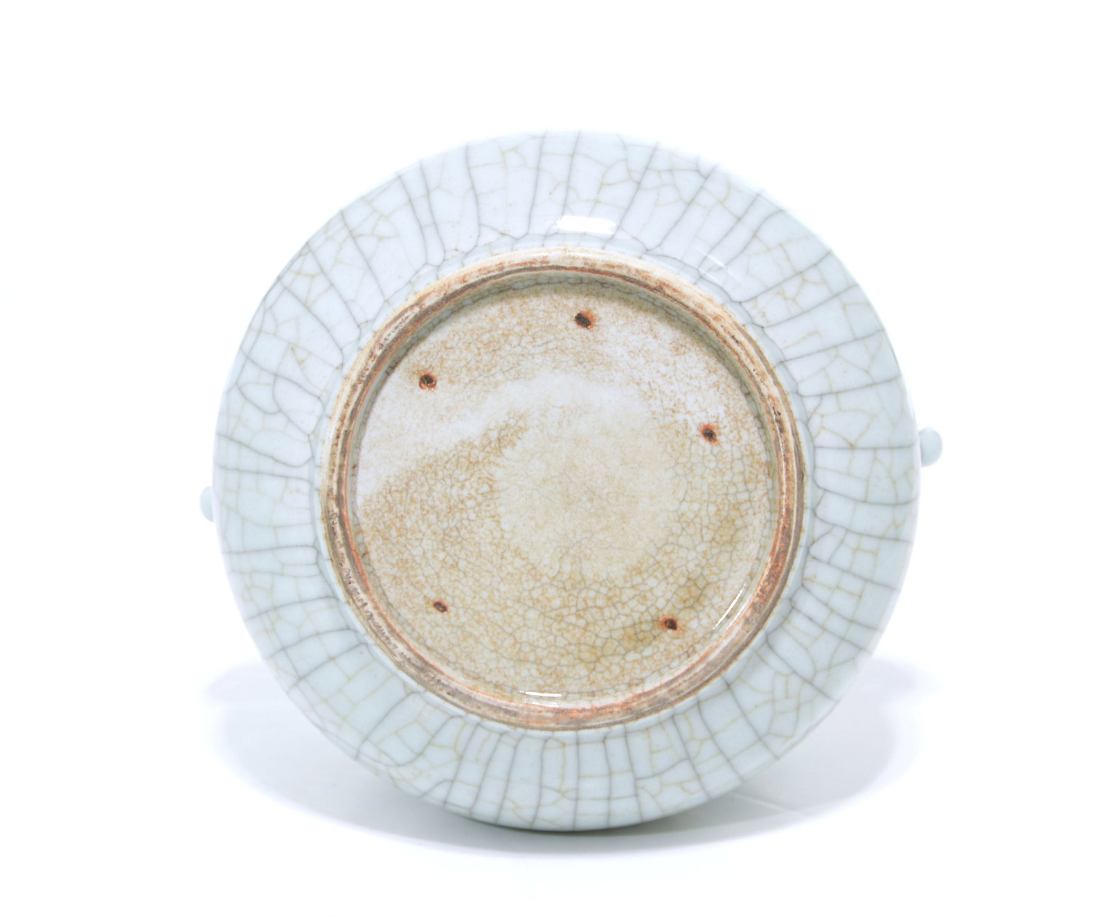 Chinese Crackle-Glazed Censer - 7