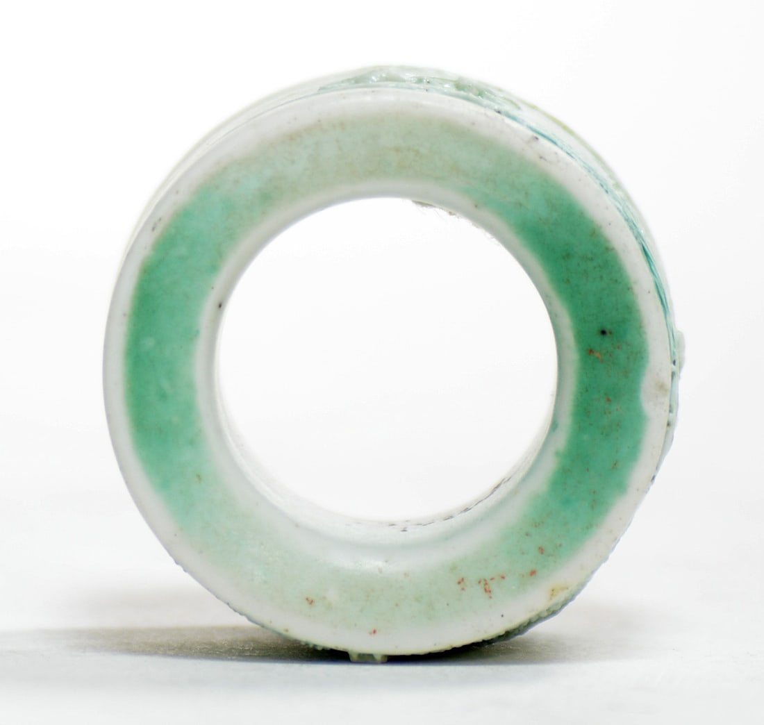 Chinese Ceramic Archer Ring - 6