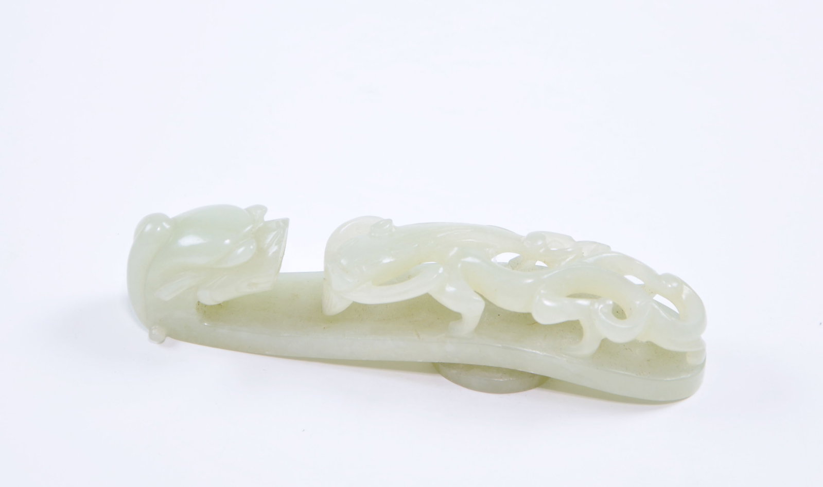 Chinese Carved Jade Belt Hook (1 of 11)