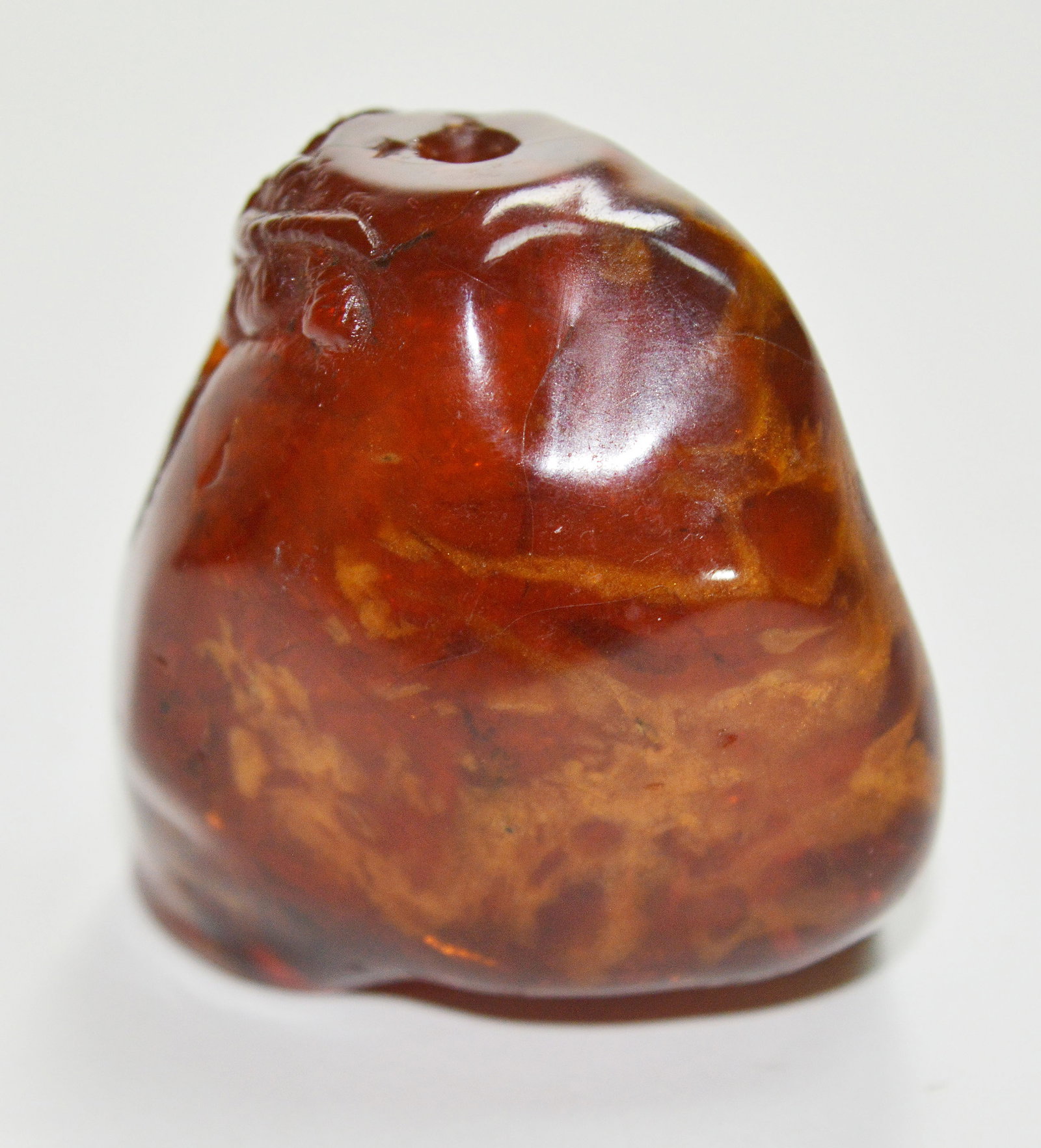 Chinese Amber Snuff Bottle - 7