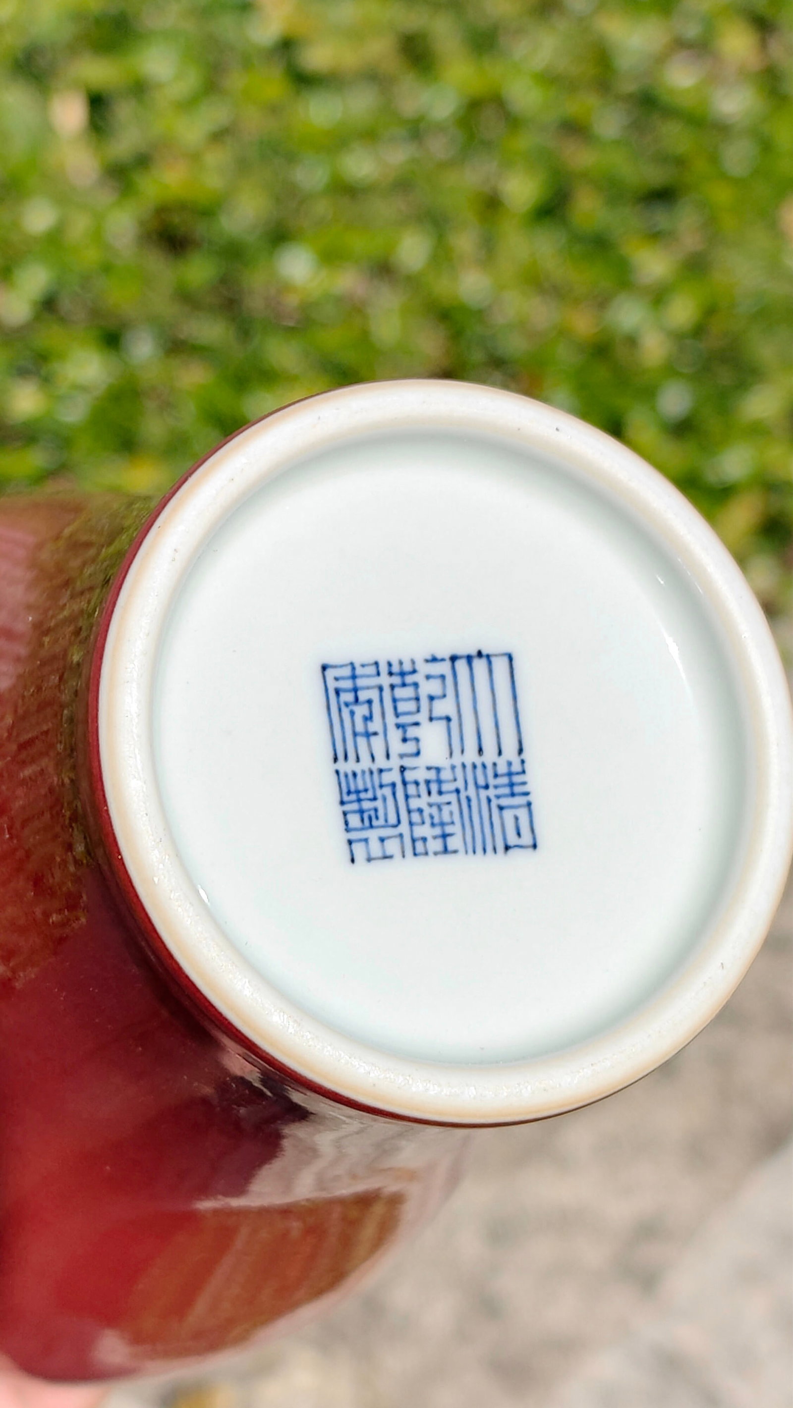 Fine Chinese Red-Glazed Bottle - 10