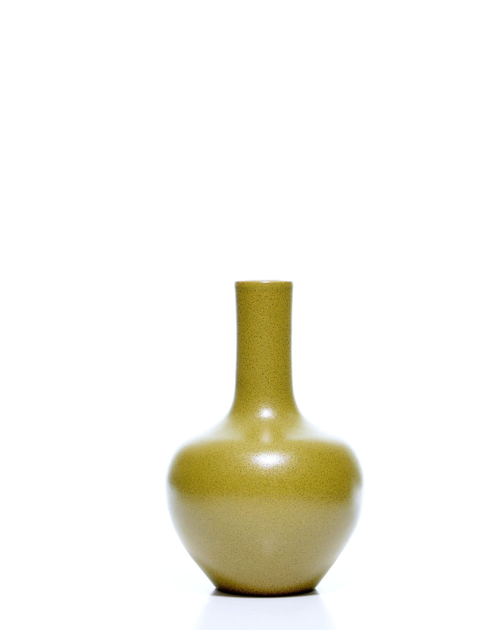 Chinese Teadust-Glazed Bottle Vase - 2