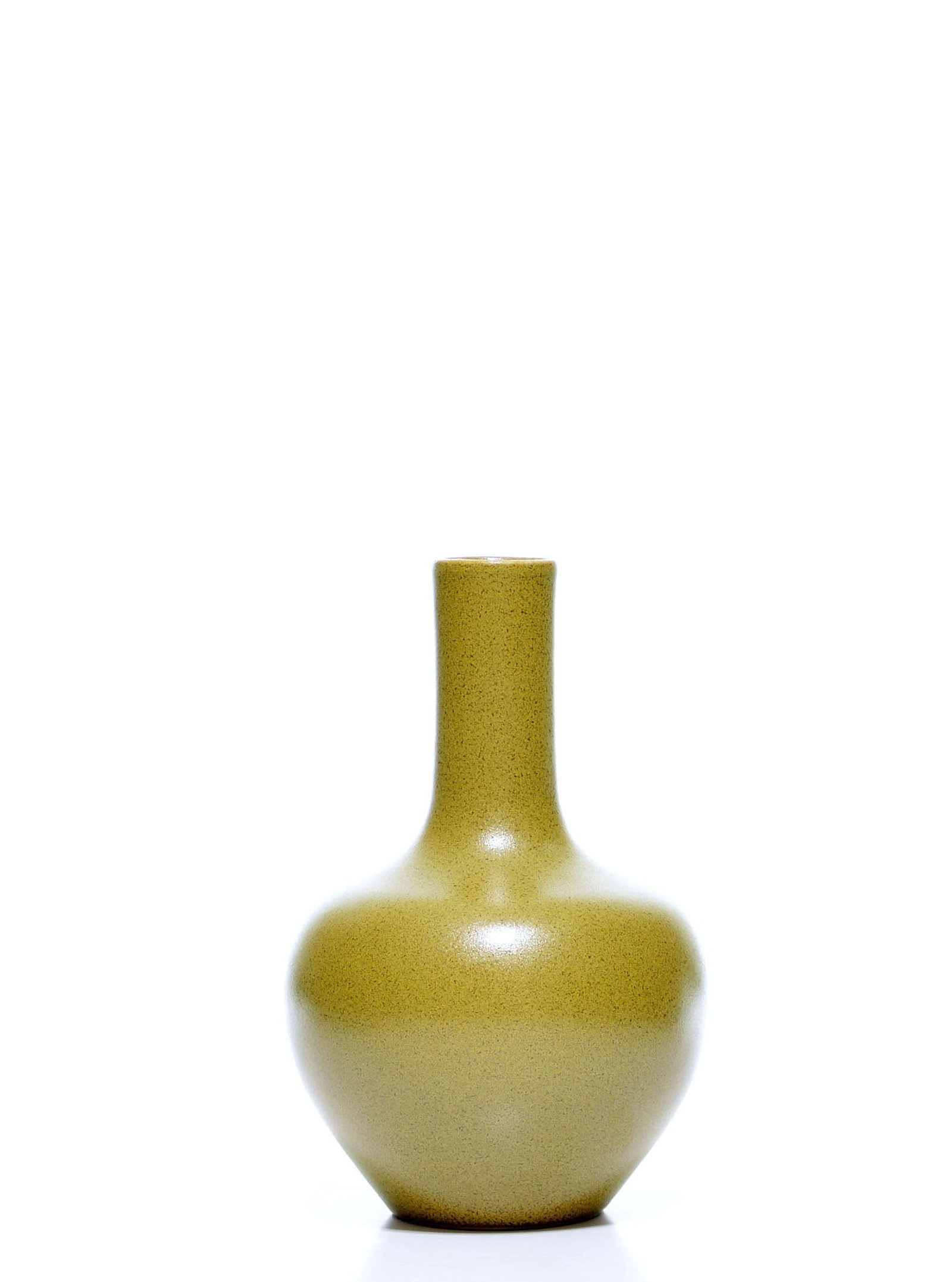 Chinese Teadust-Glazed Bottle Vase - 3